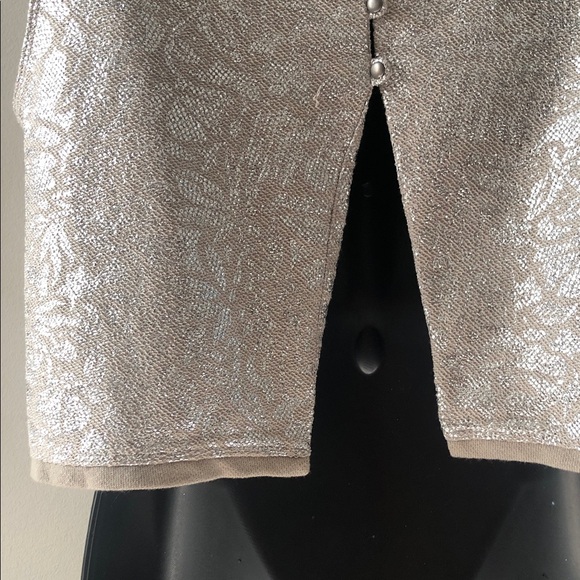 Free People Tan Combo Blouse - Picture 8 of 9